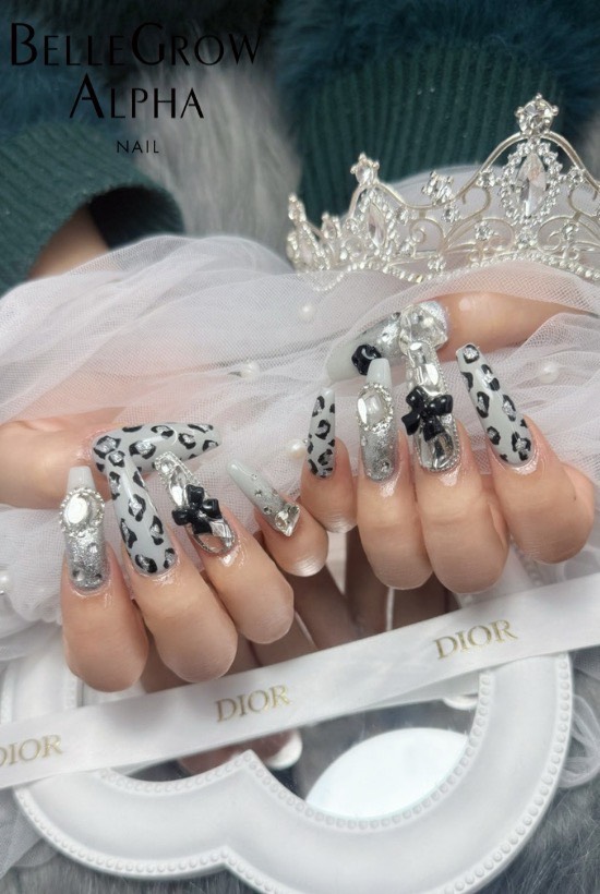 レオパード柄ネイル