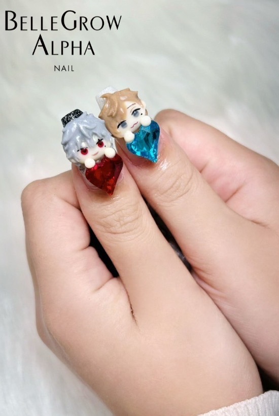 3Dキャラクターネイル