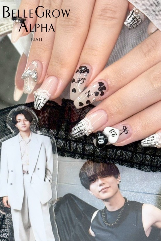 ツイードフレンチネイル