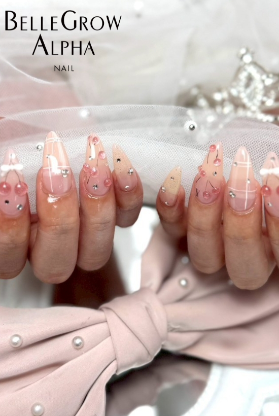 さくらんぼネイル