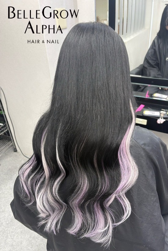 カラー+エクステ