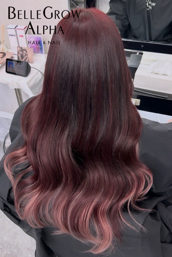 カラー+エクステ