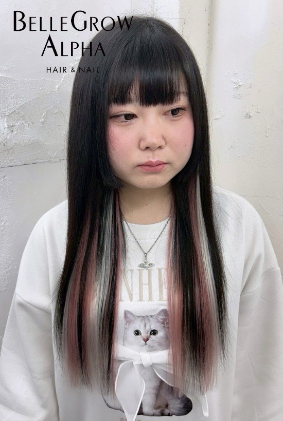 カラー+エクステ